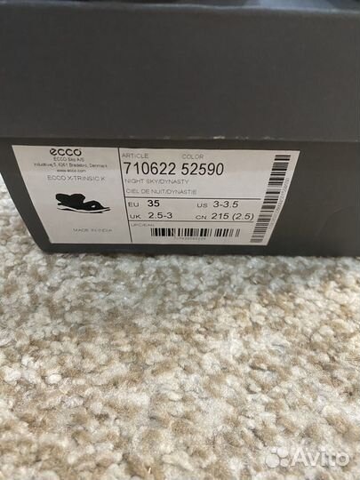 Сандалии ecco 35 новые