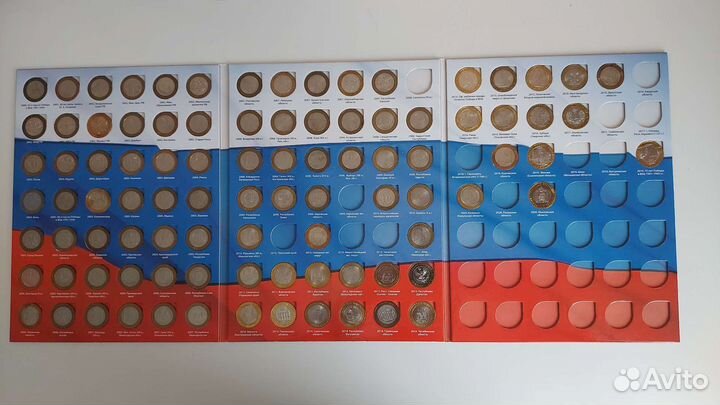 Коллекция биметаллических монет
