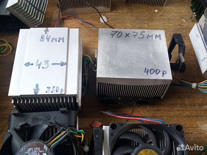 Охлаждение для фитоламп (радиатор с кулером)