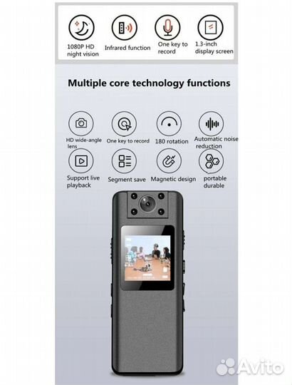 Нагрудный регистратор A22