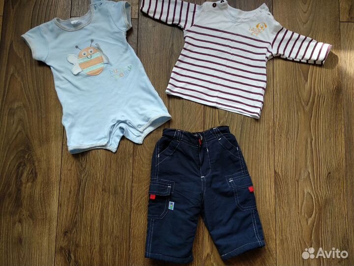Вещи пакетом от 0-6-8м