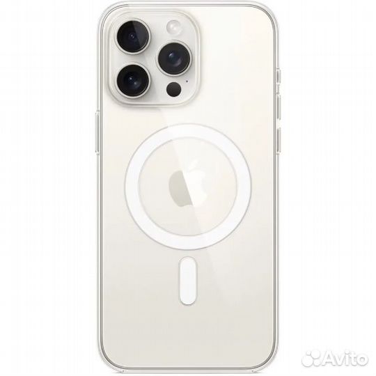 Чехол-накладка iPhone 15 Pro Max Silicone Clear