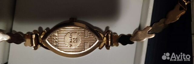 Золотые часы Ника 585 с золотым браслетом
