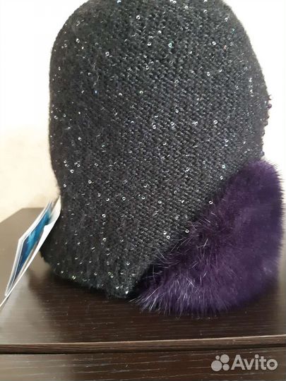 Шапка норковая женская