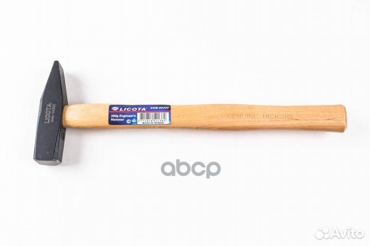 Молоток с ручкой из дерева гикори 100г ahm-0010