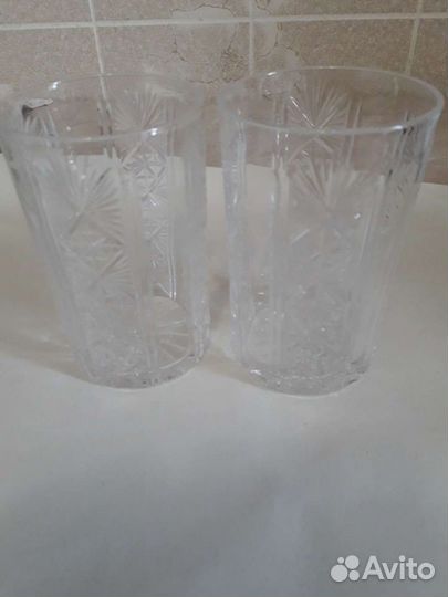 Хрустальные стаканы