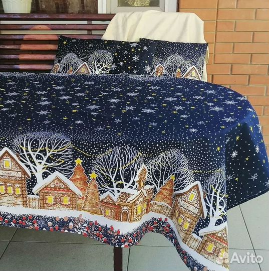 Скатерть новогодняя