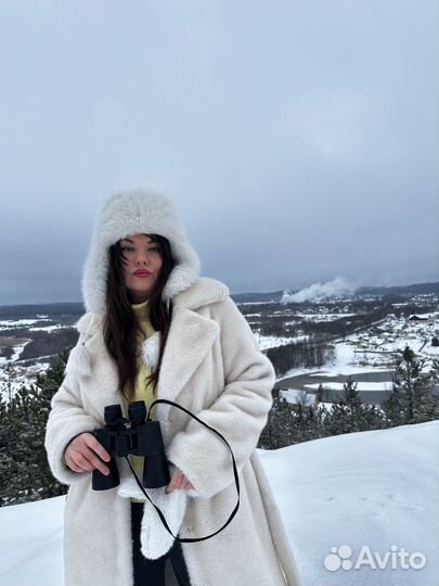 Шуба искуственная длинная