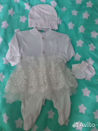 Комплект на выписку для девочки