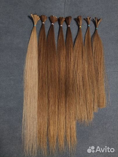 Волосы б/у 46 см 286 капсул