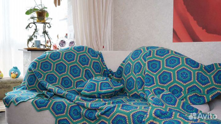 Плед ручной работы