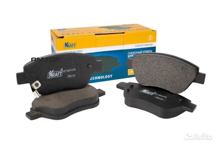 Kraft KT 091476 Колодки тормозные дисковые передни