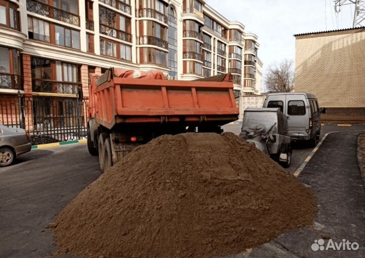 Песок карьерный доставка