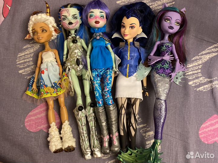 Кукла Монстер Хай ооак б/у клодин русалка