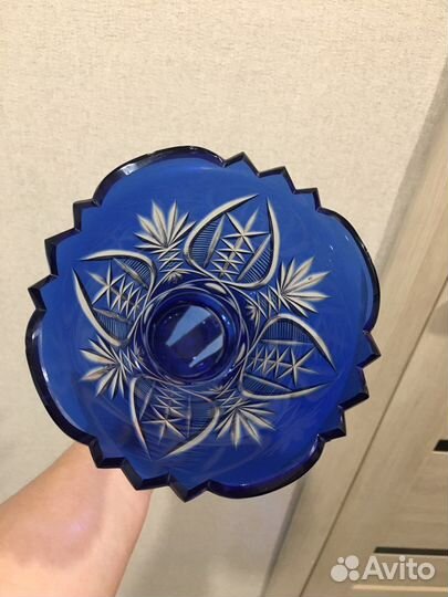 Хрустальная ваза времен СССР