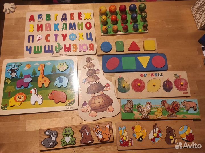Развивающие игрушки от 1 года пакетом