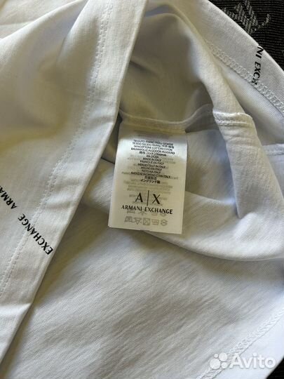 Armani Exchange футболка Farfetch QR