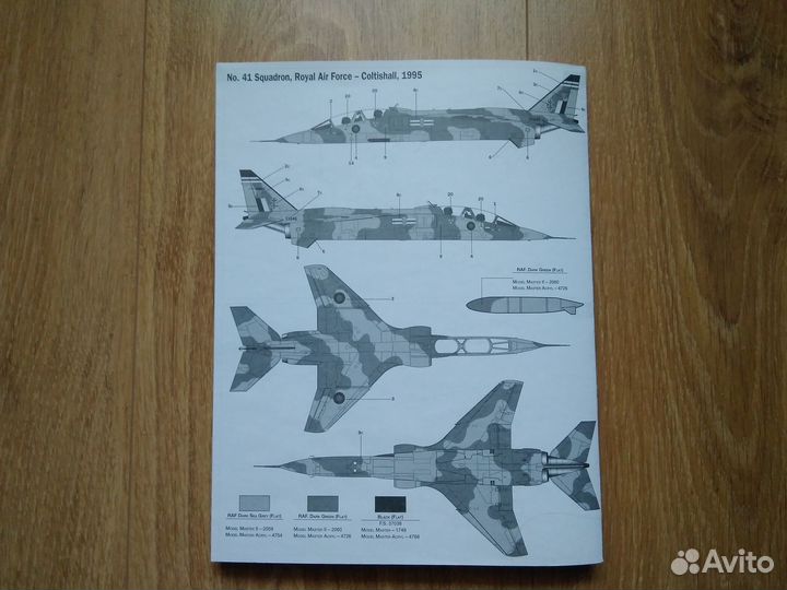 Самолёт Jaguar T.2/E 1/72 Italeri 1251