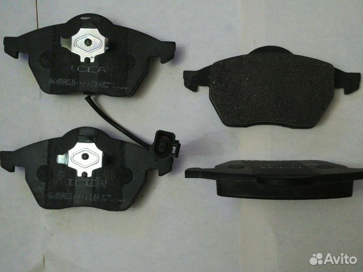 Тормозные колодки на audi,skoda,vw