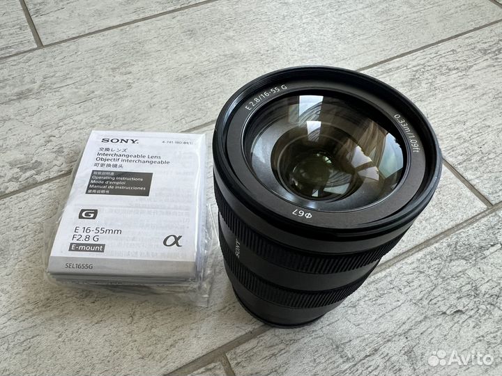 Объектив Sony 16-55mm f/2.8 (SEL1655G) рст