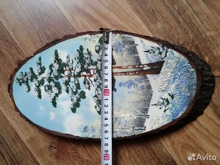 Картина на спиле дерева