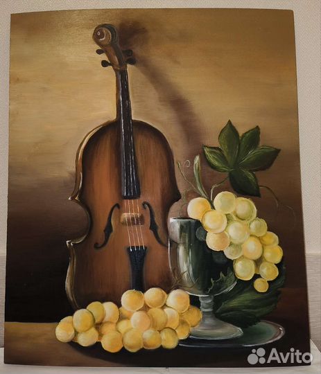 Картина маслом на холсте натюрморт