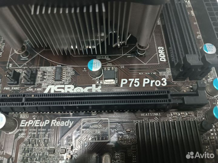 Материнская плата+G1610 ASRock P75 Pro3