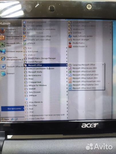 Нетбук Acer Aspire One series kav10