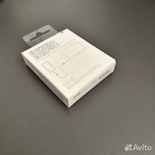 Провод для зарядки iPhone USB-C/ Lightning 1 метр