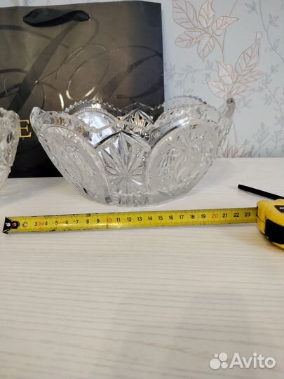 Салатник хрустальный