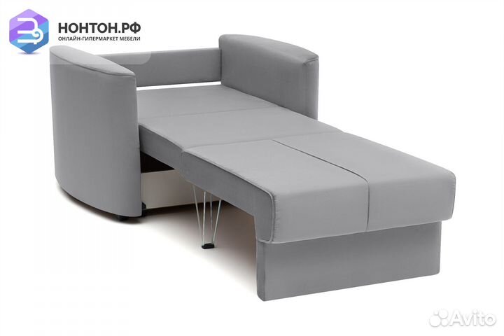 Кресло еврокнижка Колибри серое