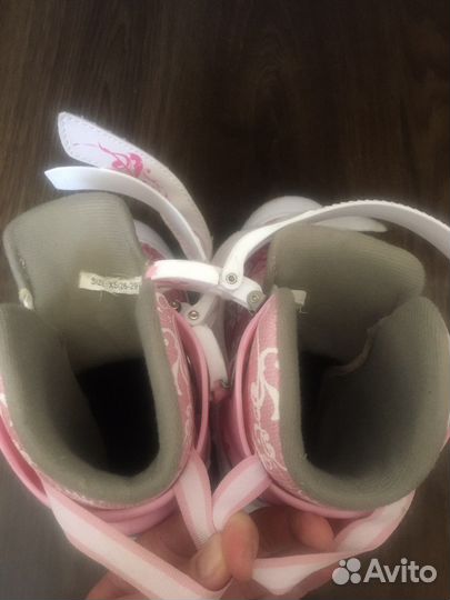 Роликовые коньки детские раздвижные 26