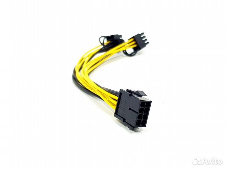 Кабель питания PCI-Express 8-пин на 6+2 пин x 2 шт