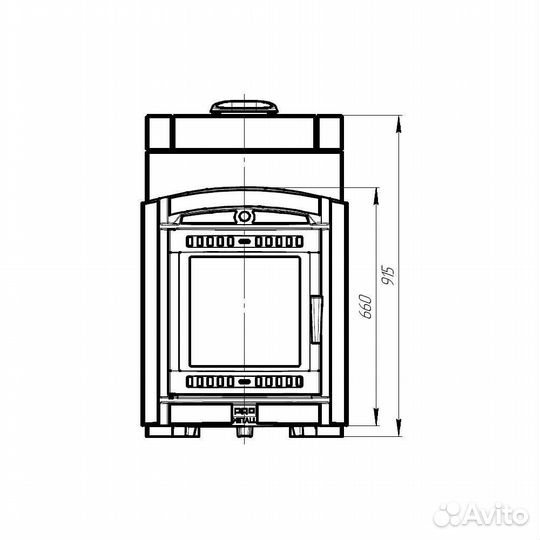 Печь Для Бани Атмосфера L+ ктт