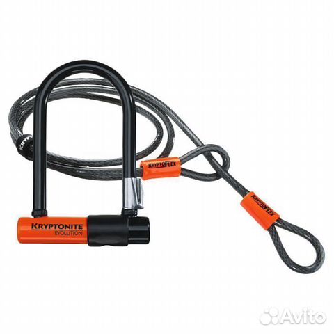 Замок Kryptonite Evolution Mini 7 & 4' Flex Cable