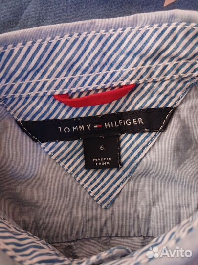 Tommy hilfiger рубашка детская