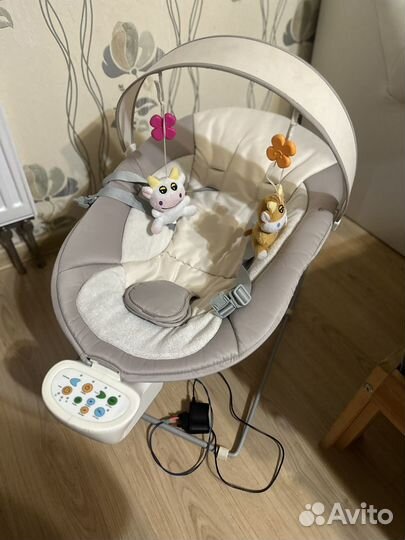Детские электронные качели для новорожденных