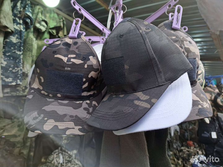 Камуфляжные: шорты, футболки, панамы и кепки