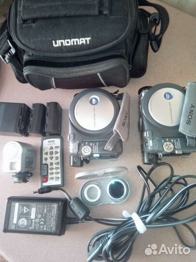 Две камеры sony dcr-dvd201e