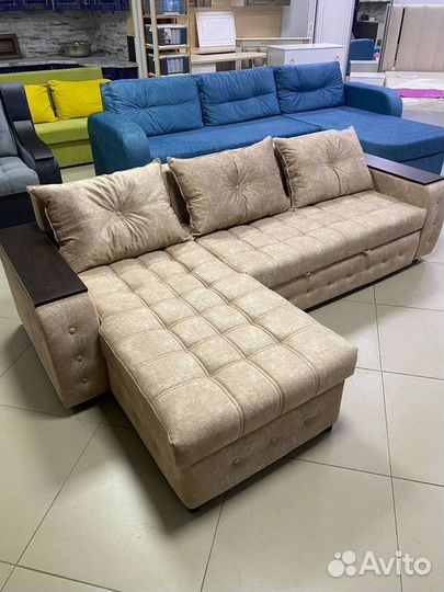 Диван с оттоманкой / диван угловой Лолита в наличи