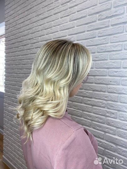 Стрижка по типу лица окрашивание парикмахер