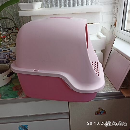 Закрытый лоток для кошек бу