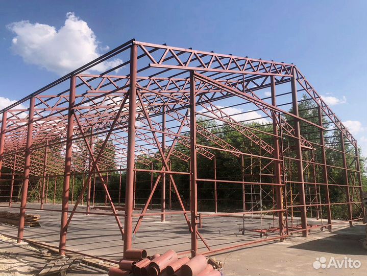 Ангар металлический