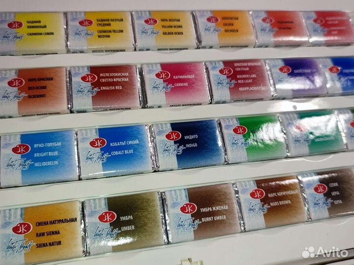 Акварель Белые ночи 24 цвета + 3 в подарок