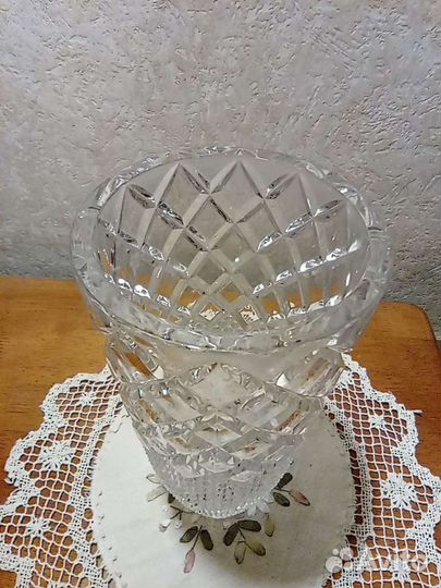 Ваза для цветов хрусталь пр-ва СССР