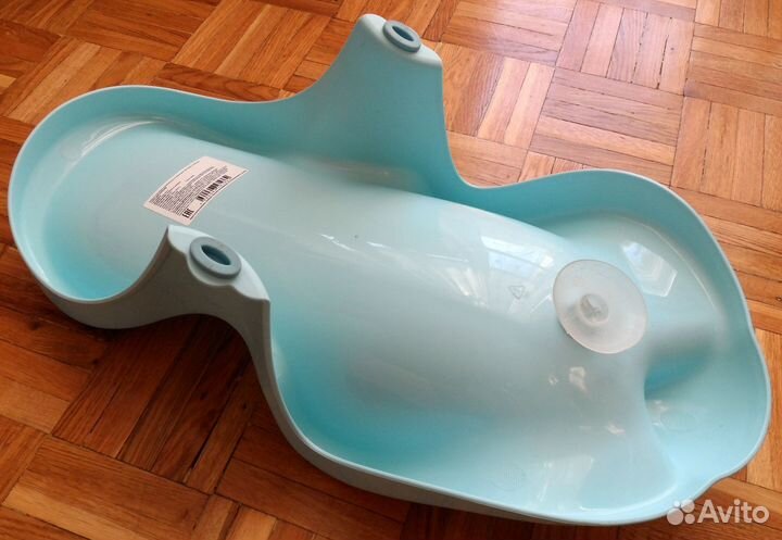 Ванночка детская 92 см с горкой (слив и t)