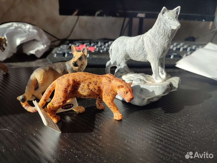 Фигурки собак животных schleich papo