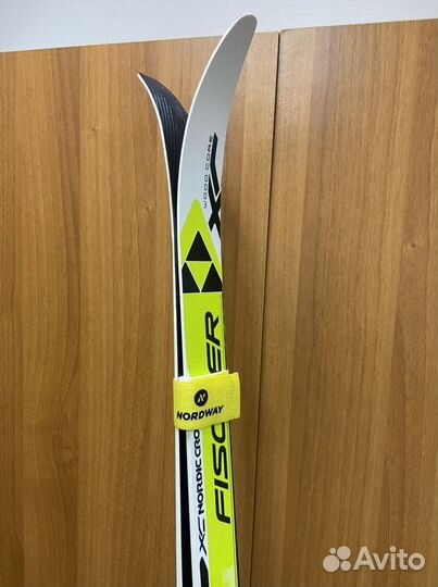 Беговые лыжи Fisher nordic crown с креплениями