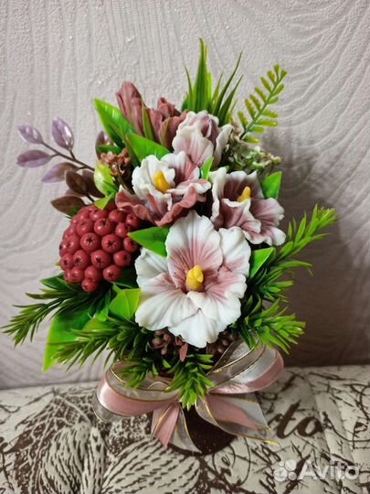 Букет из мыла ручной работы