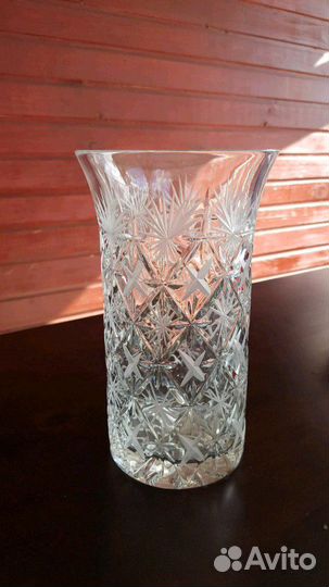 Ваза хрусталь